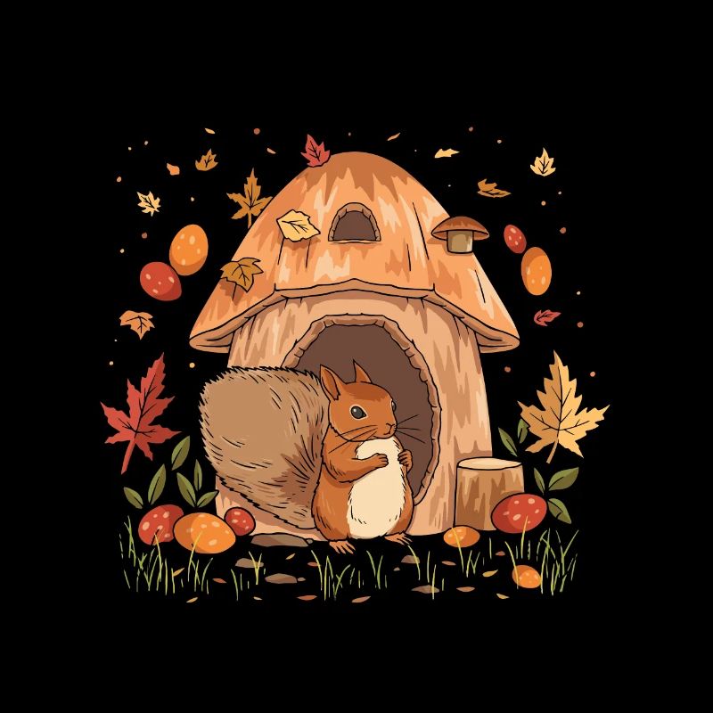 Squirrel Lover Cottagecore Esthétique
