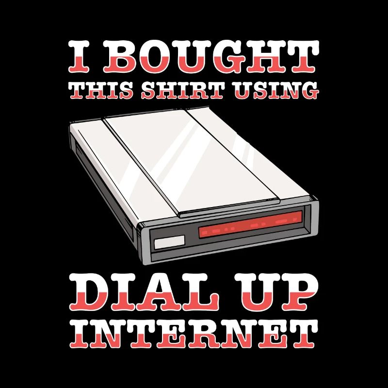 90s Nostalgie Rétro 90s Internet commuté vintage