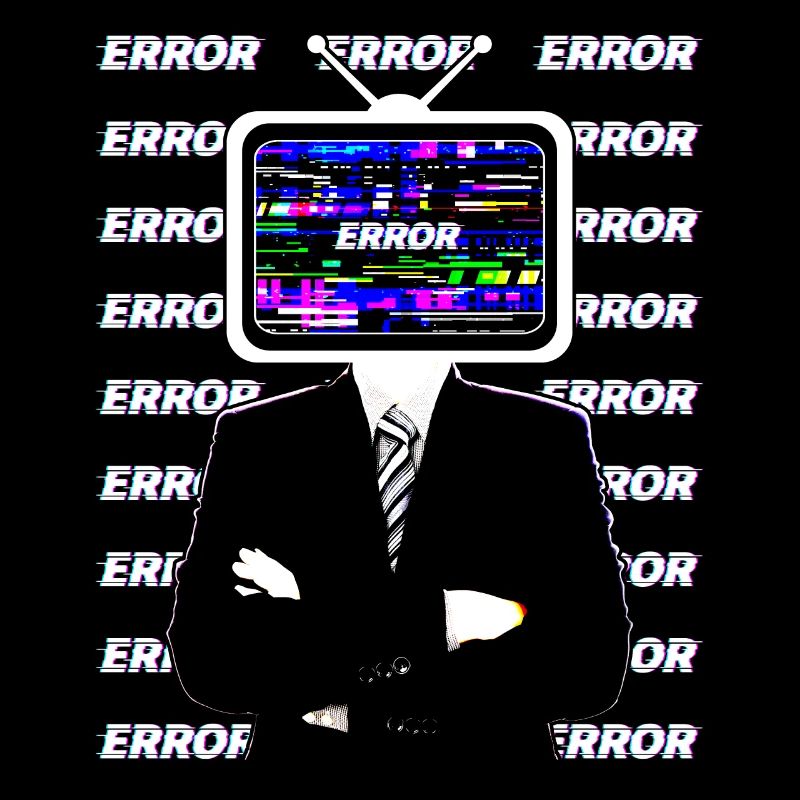 Weirdcore Aesthetics TV Head Disorder