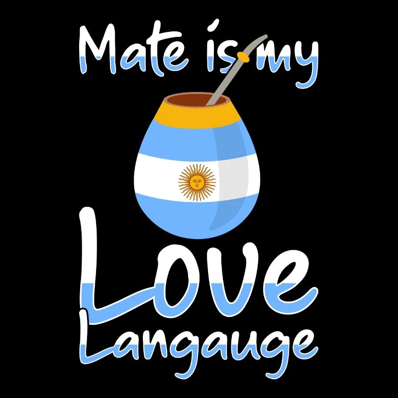 Argentinien-Flagge Argentinischer Yerba Mate Tee