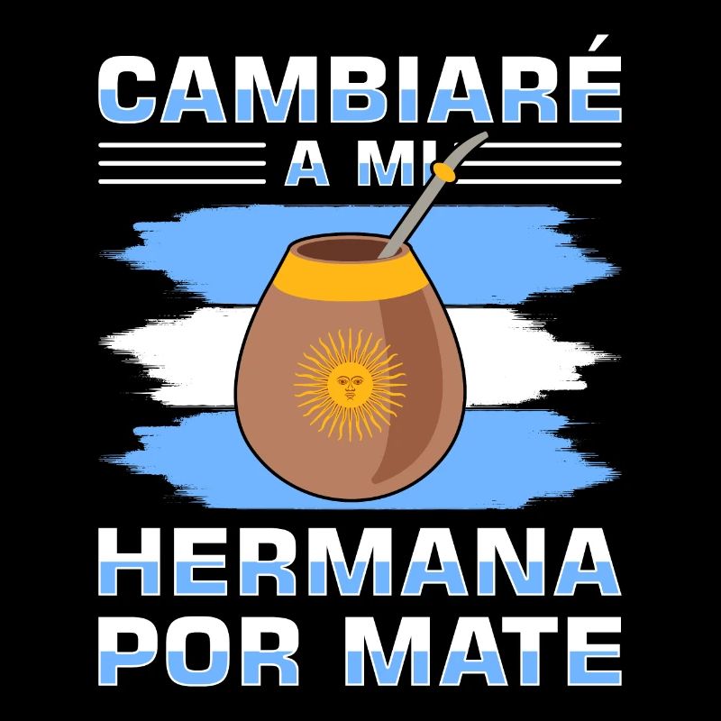 Drapeau de l’Argentine Thé yerba maté argentin