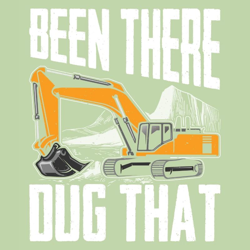 Funny excavator operator HEO