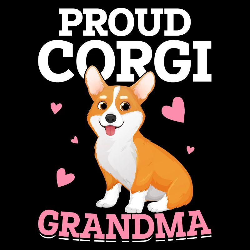 Proud Corgi Granny
