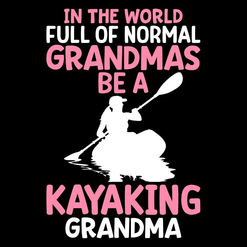 Kajak-Oma Kajakfahrer-Oma