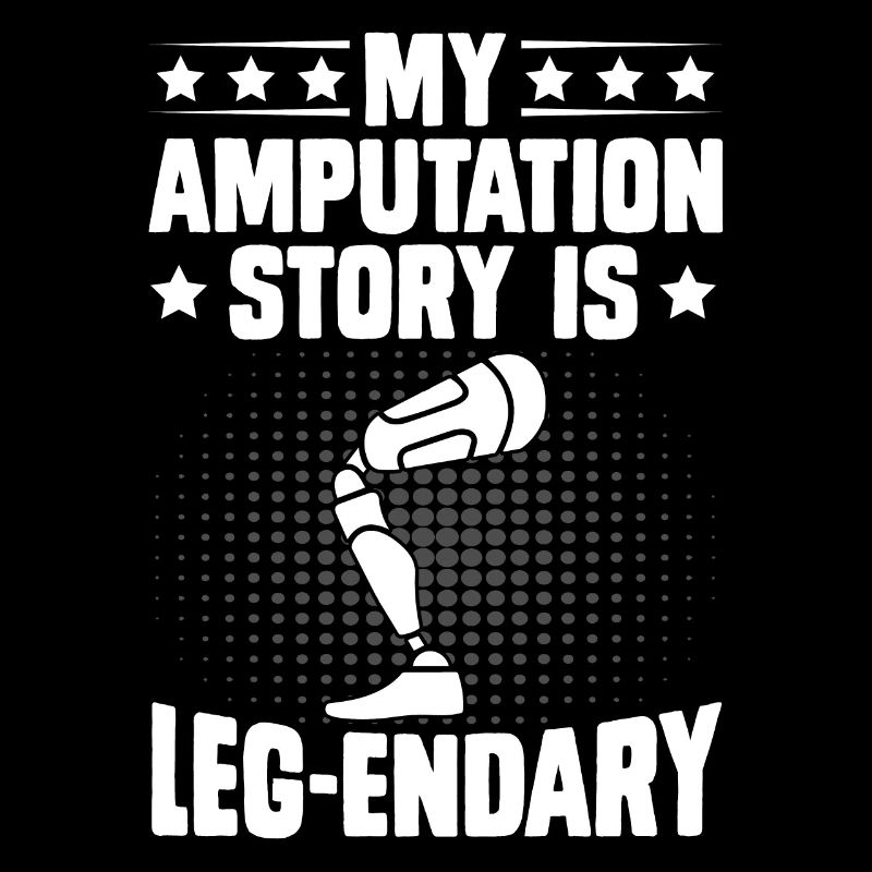 Amputee patient prosthetic leg