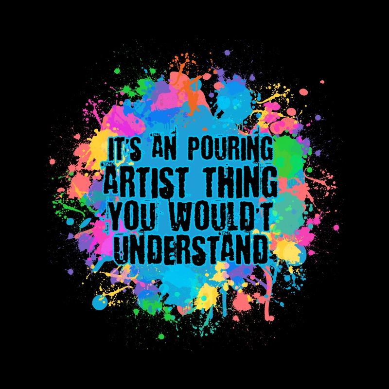 Painter Canvas Fluid Painting Art Paint