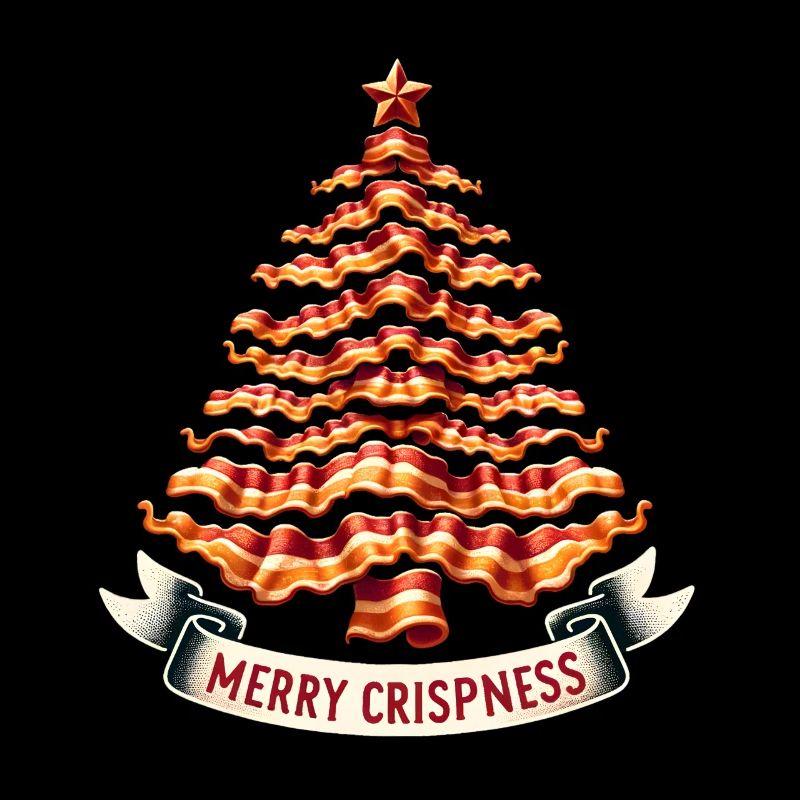 Merry Crispness Christmas Tree Bacon