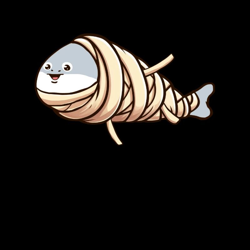 Sacabambaspis Fish Meme Mummy Halloween
