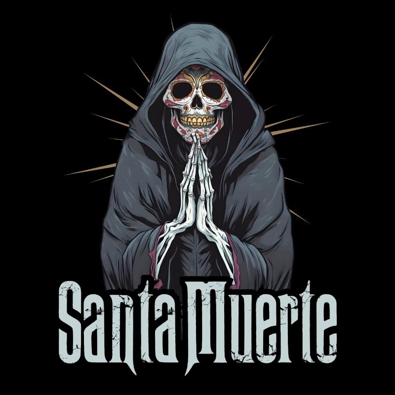 Santisima Muerte Dia De Los Muertos Mexican
