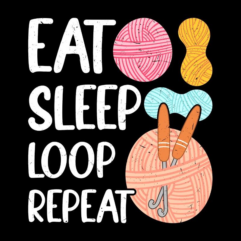 Crochet Lover Funny Loop & Hook Design