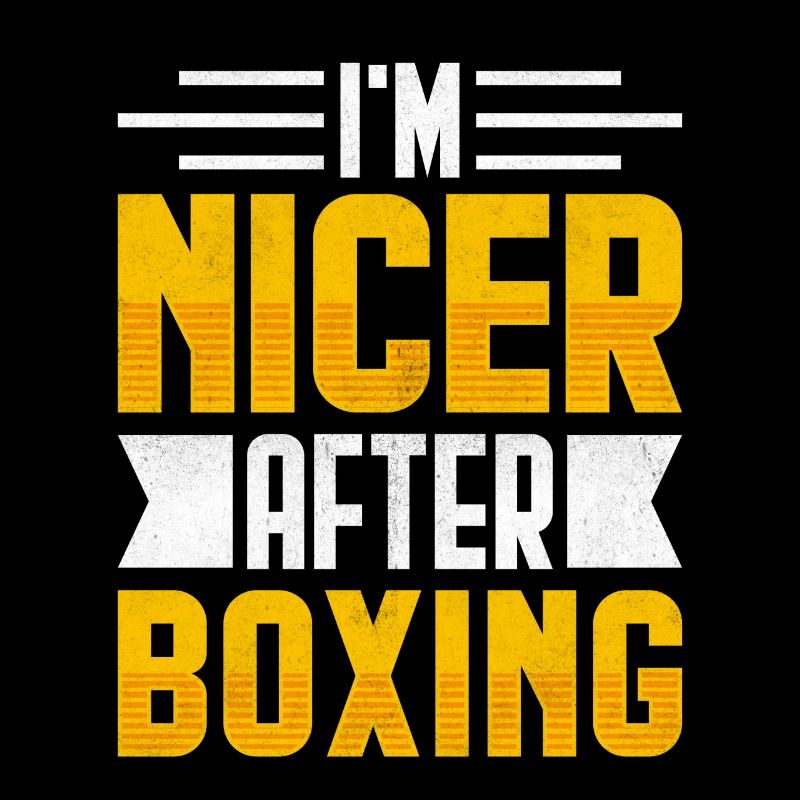 Ich bin netter nach dem Boxen