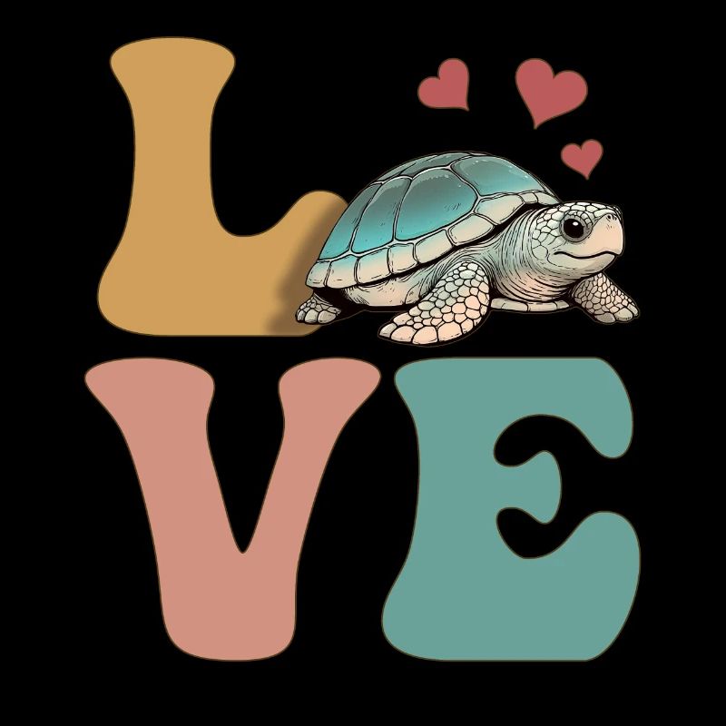 LOVE Turtle Sea Turtle Lover Ozea