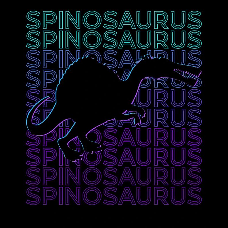 Spinosaurus Dinosaure Rétro