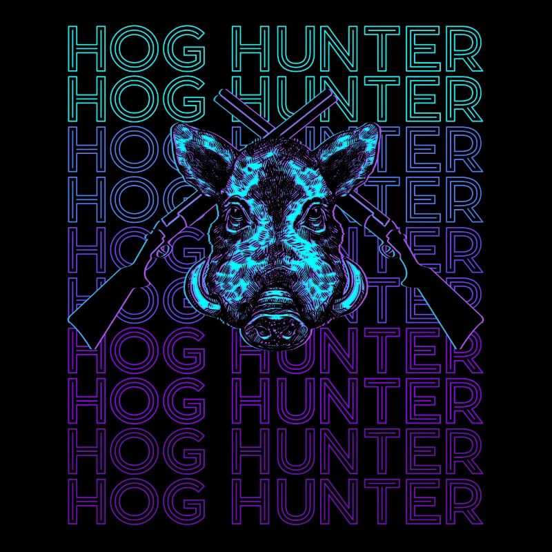 Hog Hunt Hog Hunter Rétro