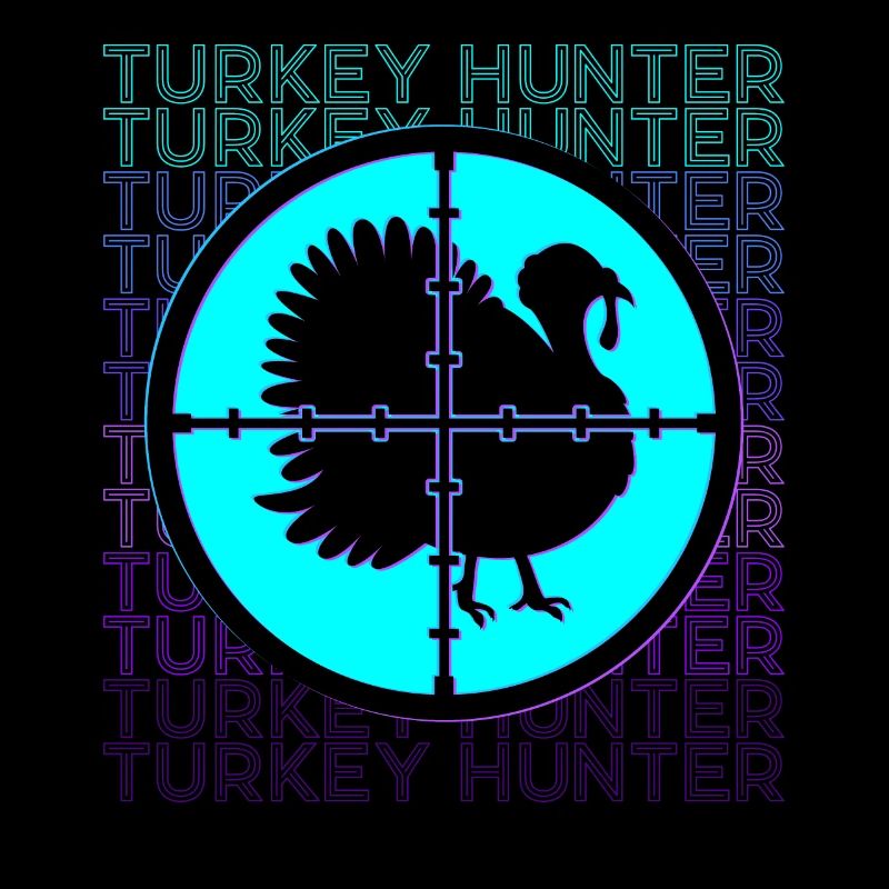 Chasseur de dinde Chasse à la dinde rétro