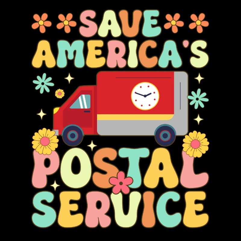 Save America's Postal Service Postal Worker Postbo