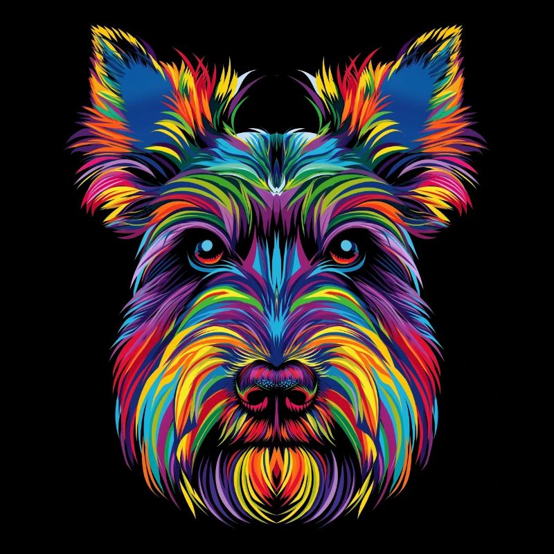 Scottish Terrier Chien Popart