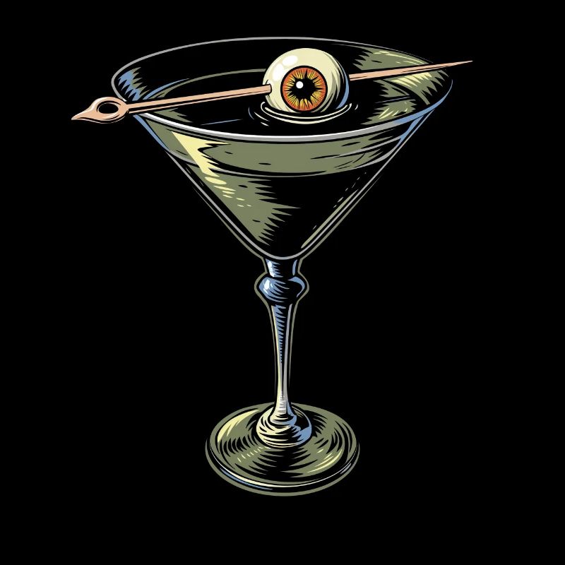 Weirdcore Ästhetischer Augapfel Cocktail Strangeco