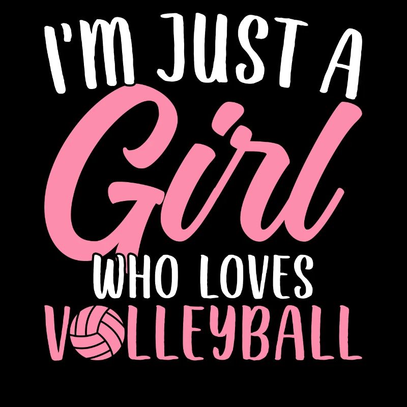 Nur ein Mädchen, das Volleyballspieler liebt