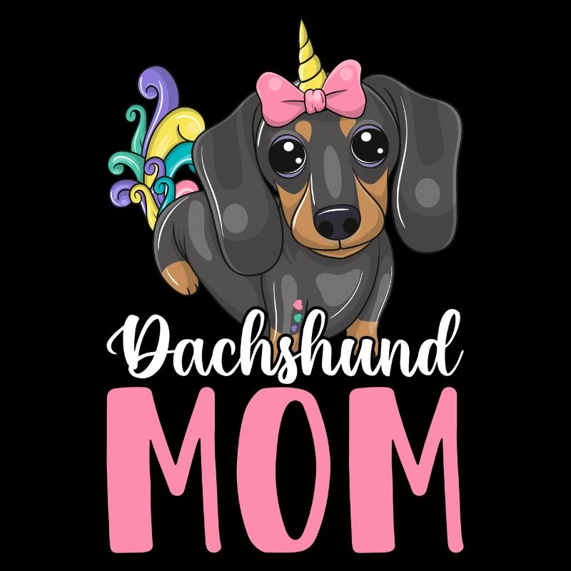 Teckel Maman Chien Maman Design graphique pour