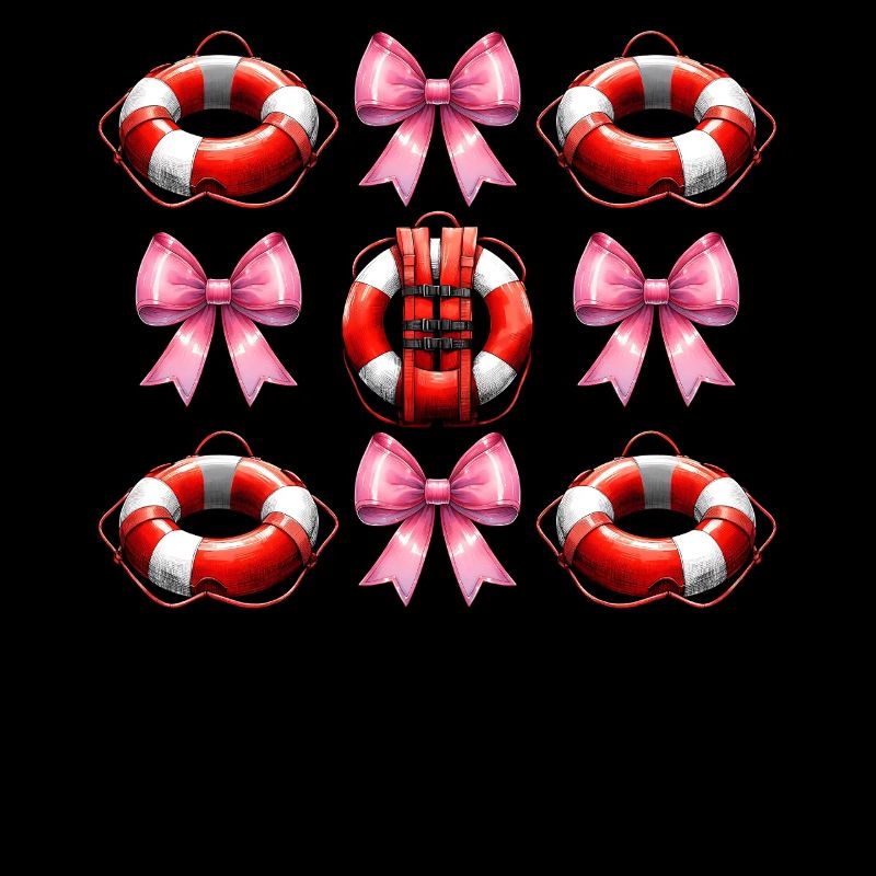 Coquette Bow Lifeguard Garde de piscine Rose