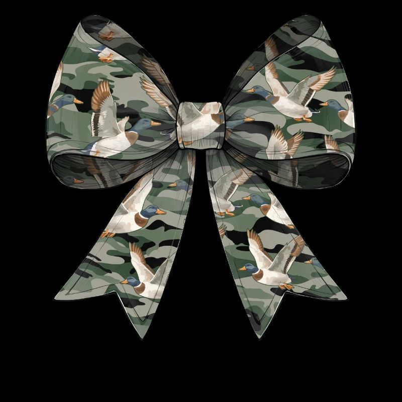 Coquette Arc Canard Chasse Chasseur Camouflage Ruban