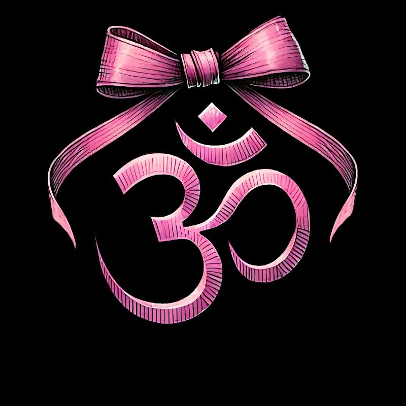 Coquette Bogen Om Symbol Rosa Meditation