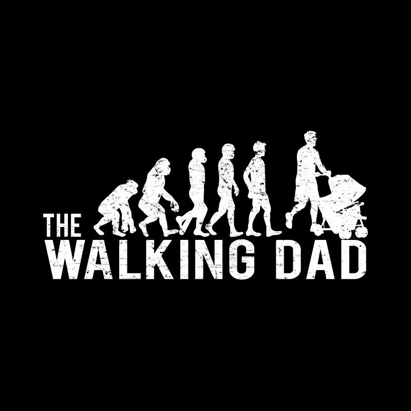 Baby Carriage Push Evolution Husband Dad Gift