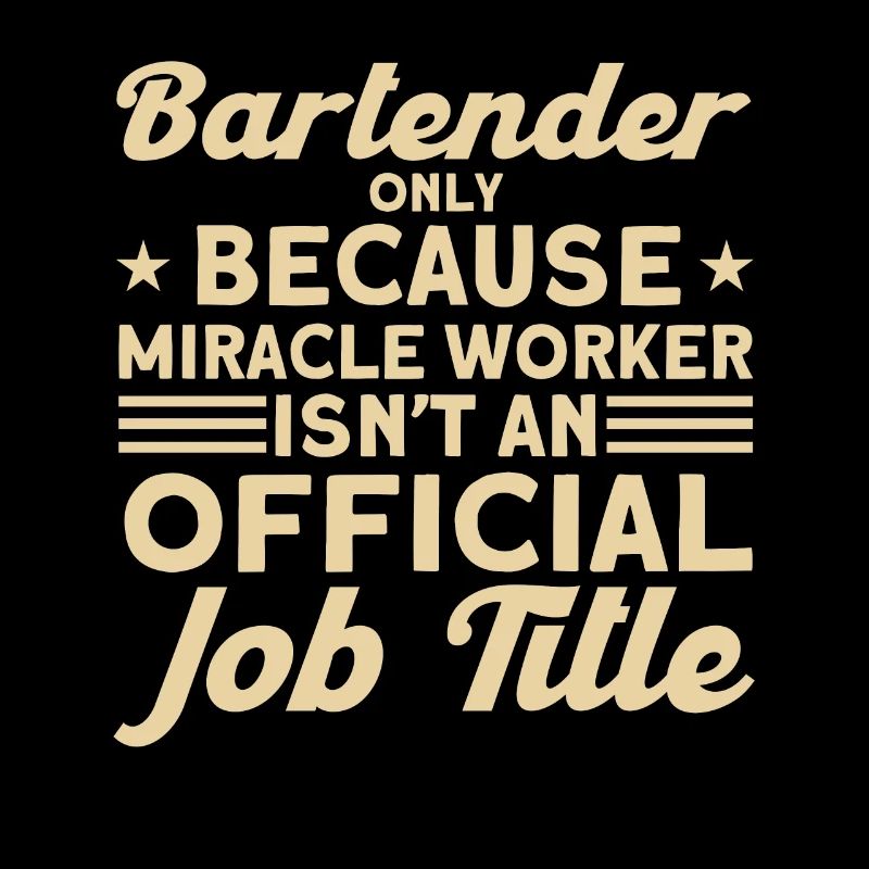 Barkeeper Geschenk Mixologist Spruch Bar