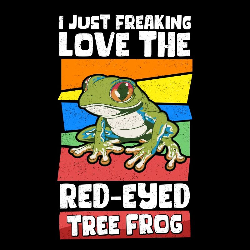 Frosch Rotaugenlaubfrosch Frösche Geschenk