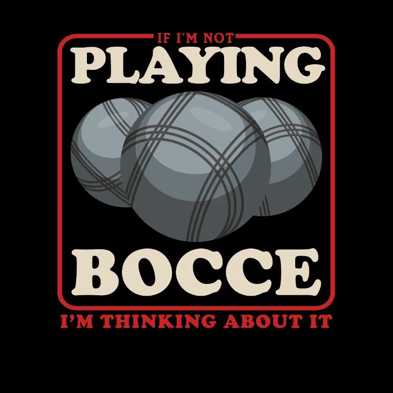 Boccia Bocce Boules Bocce Boccia Joueur Cadeau