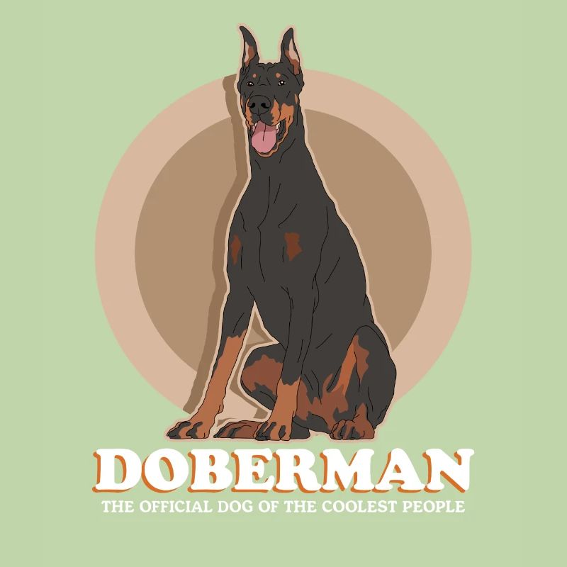 Dobermann Hunde Hundebesitzer Geschenk