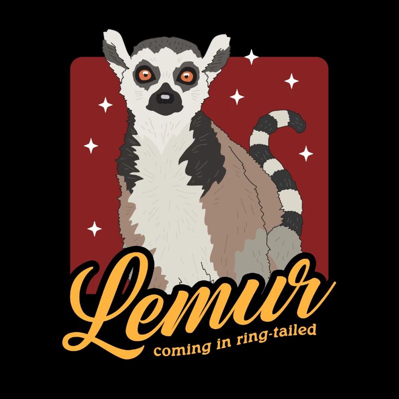 Lemur Ring-tailed lemur ringtail lemurs gift
