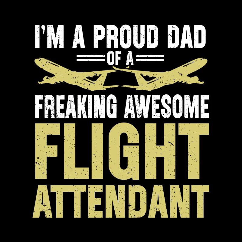Flugbegleiter Papa Stewardess Flugbegleiter