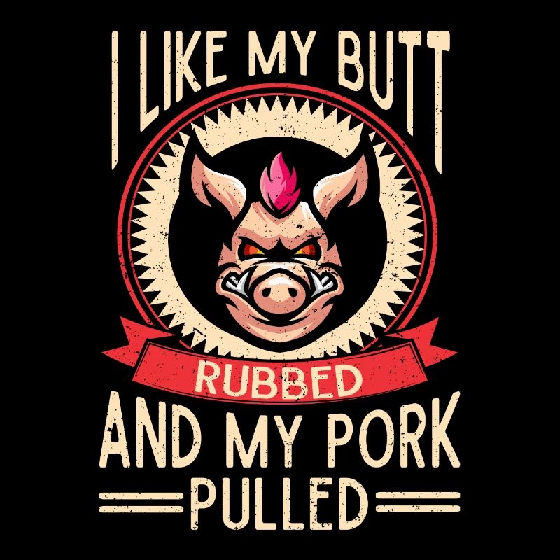 BBQ Pulled Pork Schwein Grill