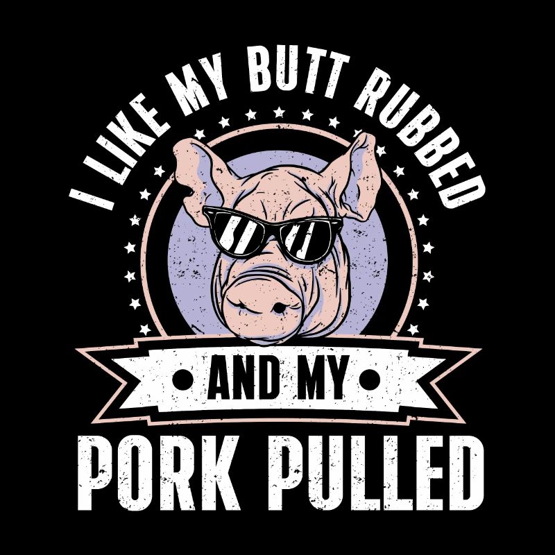 BBQ Pulled Pork Schwein Grill