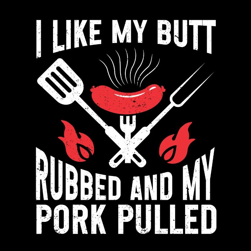 BBQ Pulled Pork Schwein Grill