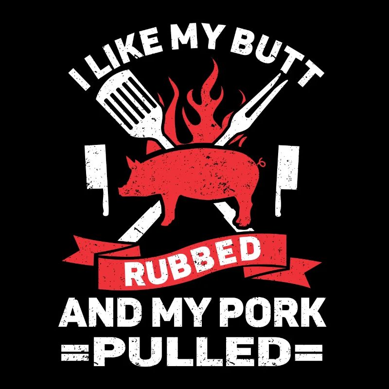 BBQ Pulled Pork Schwein Grill