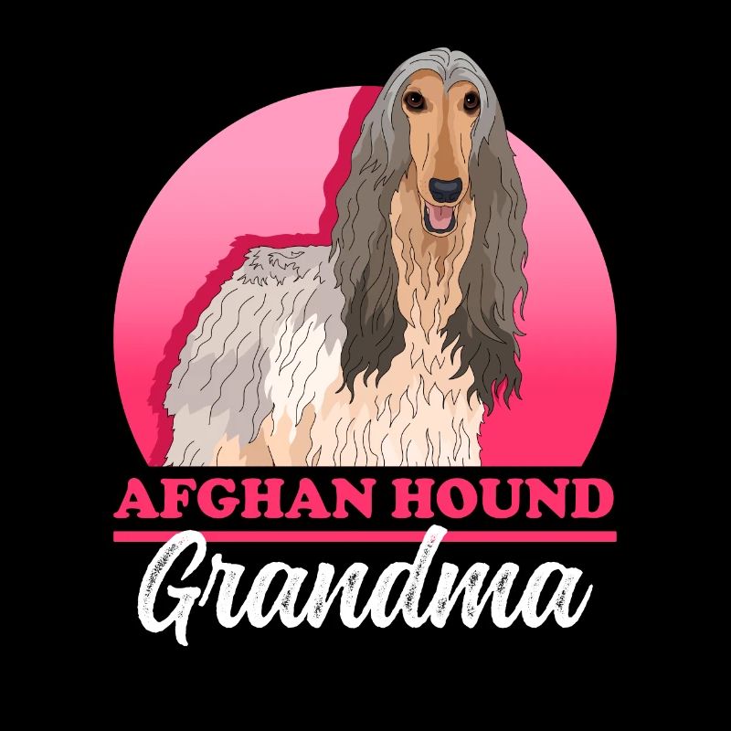 Afghanischer Windhund Oma Hundebesitzer Geschenk