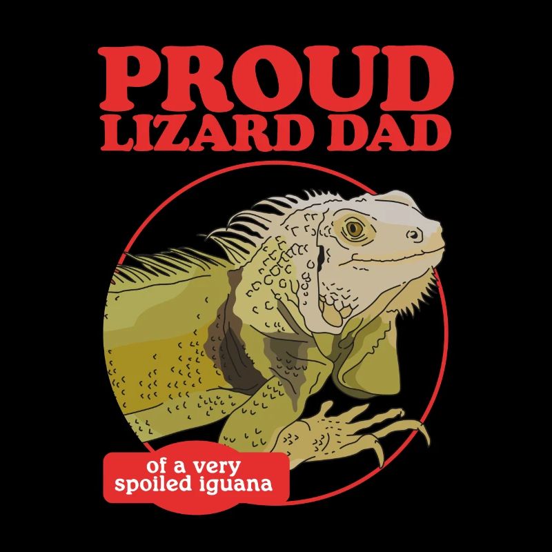 Iguana Dad Reptile Lizard Iguanas Gift