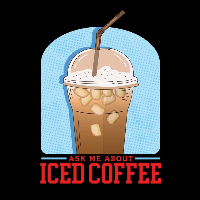 Eiskaffee Iced Coffee | Kaffeeliebhaber Geschenk