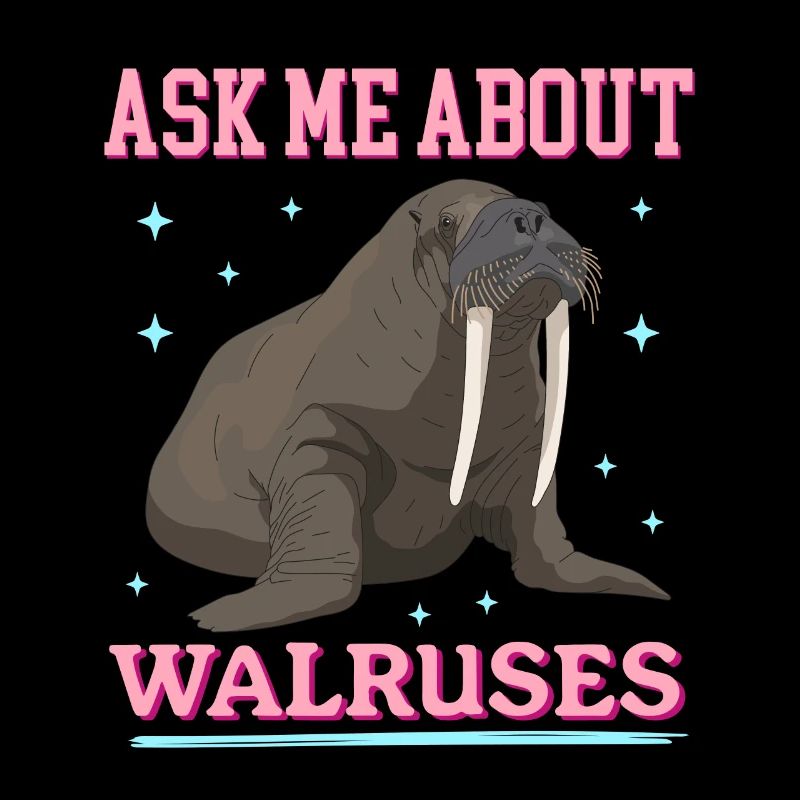Walross Walroß Walrus Walrosse Geschenk