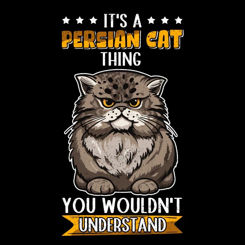 Chat persan chats chat propriétaire cadeau