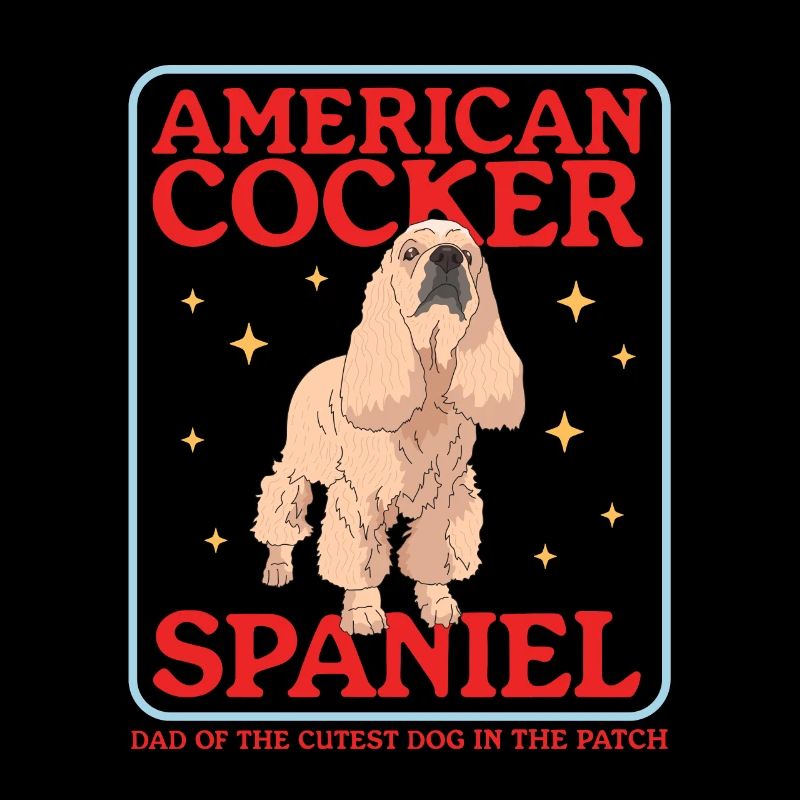 American Cocker Spaniel Dad Dog Gift