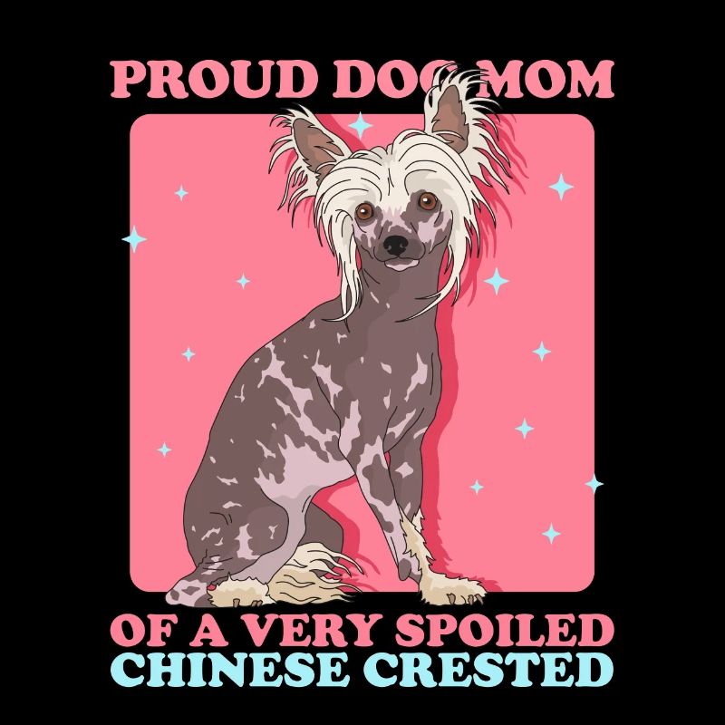 Chinese Crested Mom Schopfhund Geschenk
