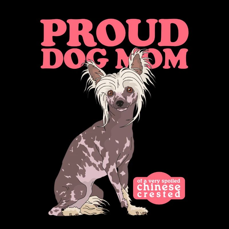 Chinese Crested Mom Schopfhunde Geschenk