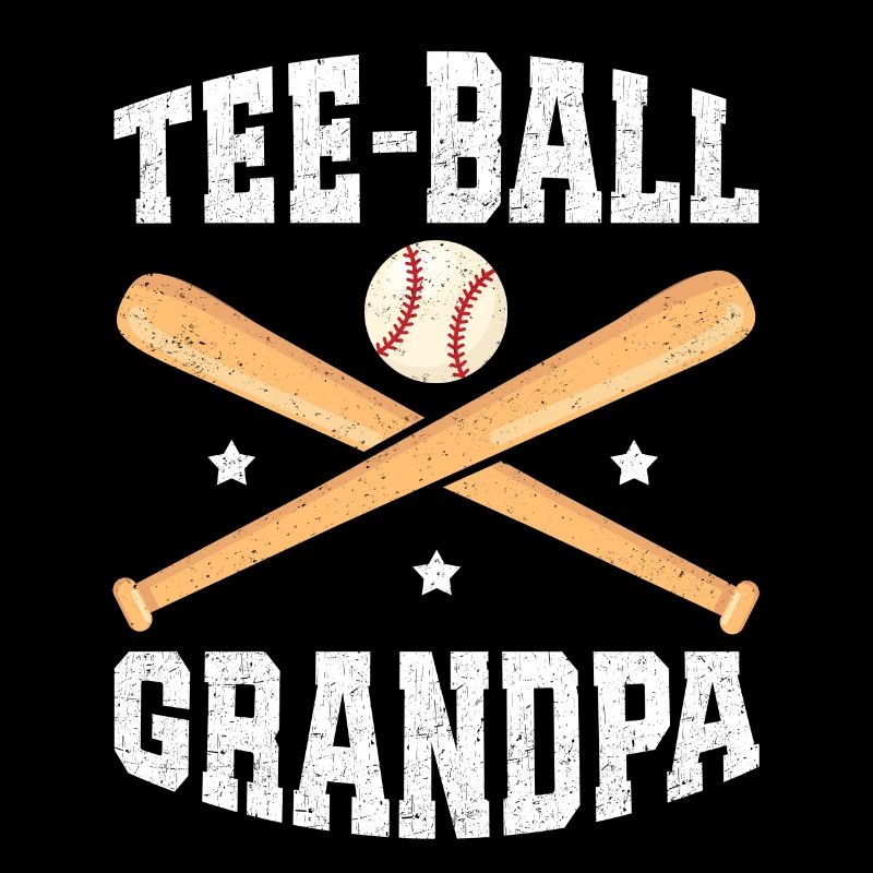Tee Ball Grandpa Teeball Tee-Ball T-Ball Geschenk