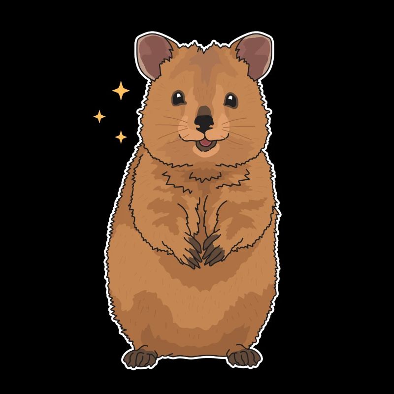 Kangourou à queue courte Quokka : le cadeau de Quokka