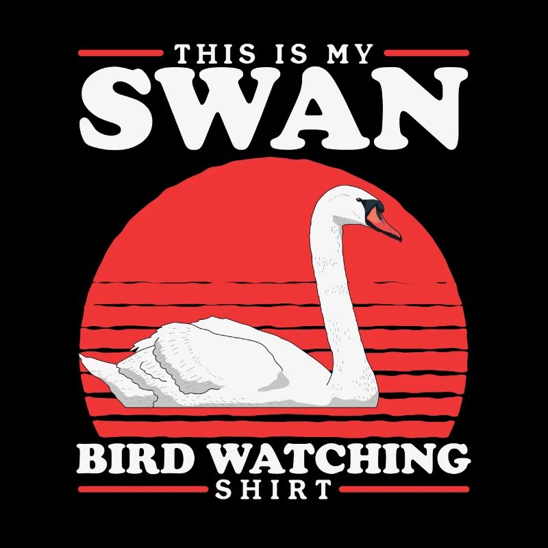 Schwan Schwäne Schwanenliebhaber Geschenk