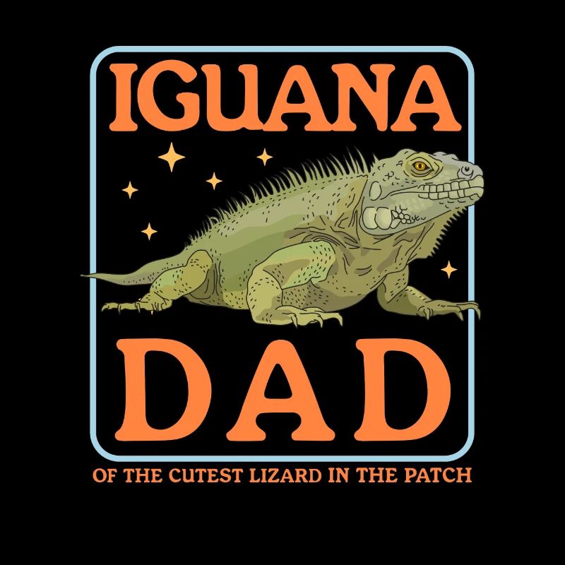 Iguana Dad Reptile Lizard Iguanas Gift